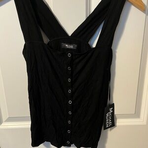 Michael Lauren Bosco Snap Front Tank Top